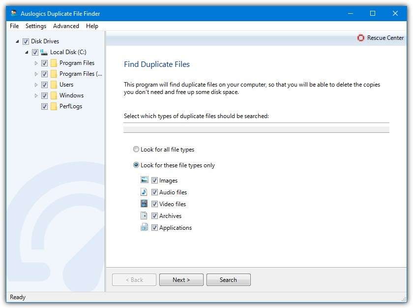 Auslogics Duplicate File Finder