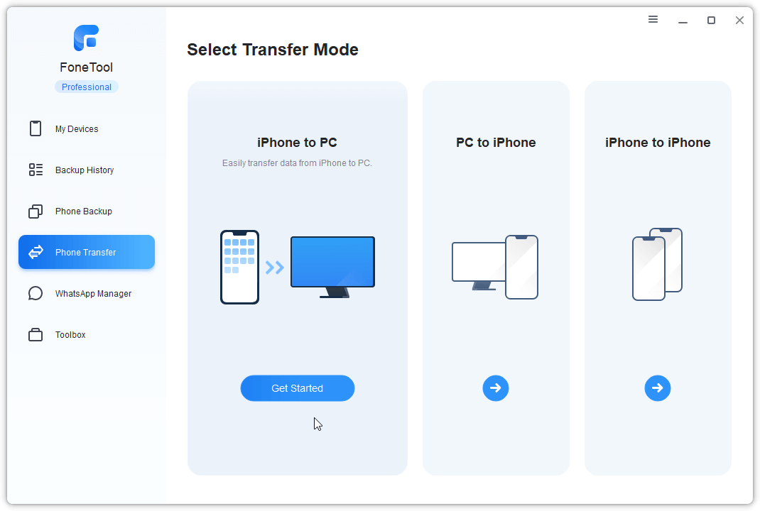 Free iPhone to PC Transfer Software