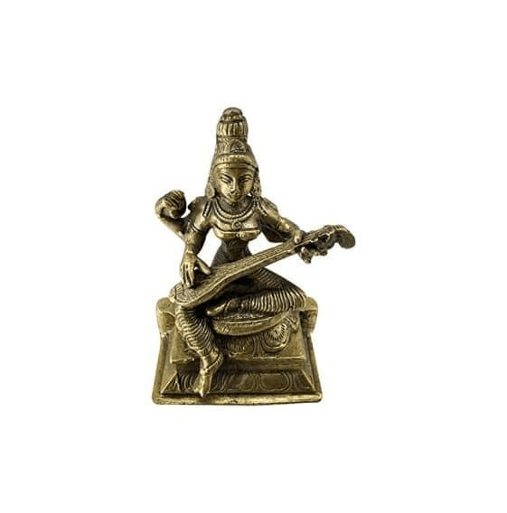 Saraswati Brass Idol